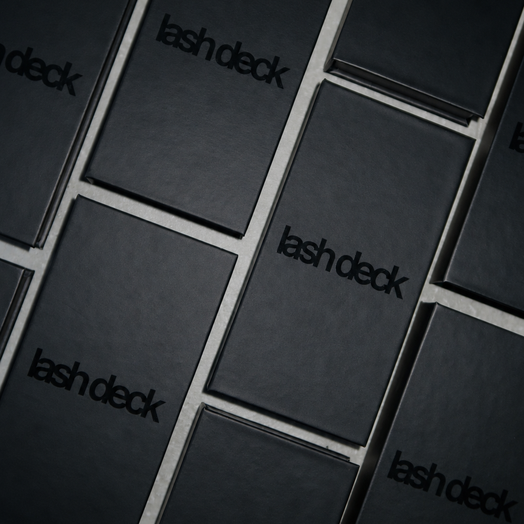 Ultra Black Premium Matte Single Lash Trays